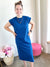 Winslow Midi Dress Lt. Navy