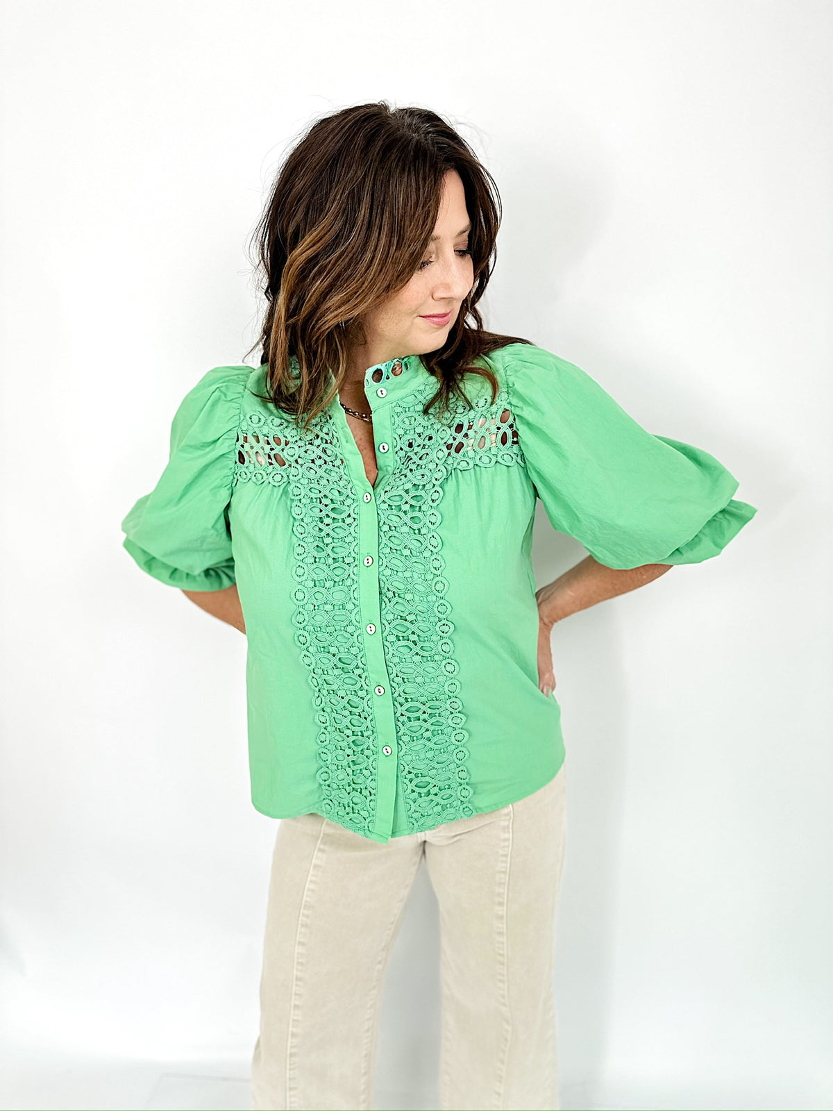 Chandler Blouse Mint