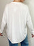 Solanna Round Neck Long Sleeve Top Off White