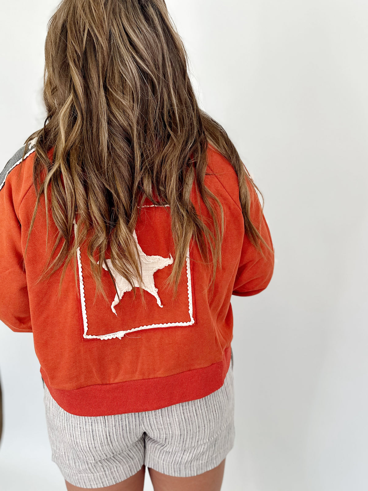 Star Patch Long Sleeve Jacket