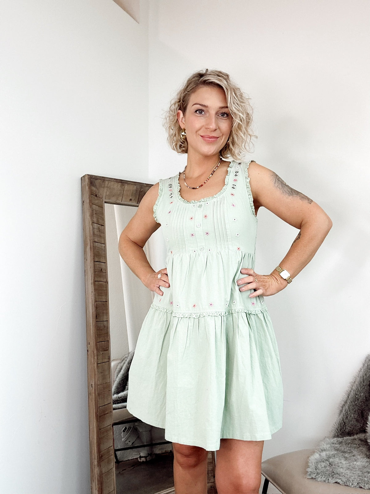 Judy Mini Tiered Dress