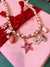 Christmas Ribbon Charm Necklace