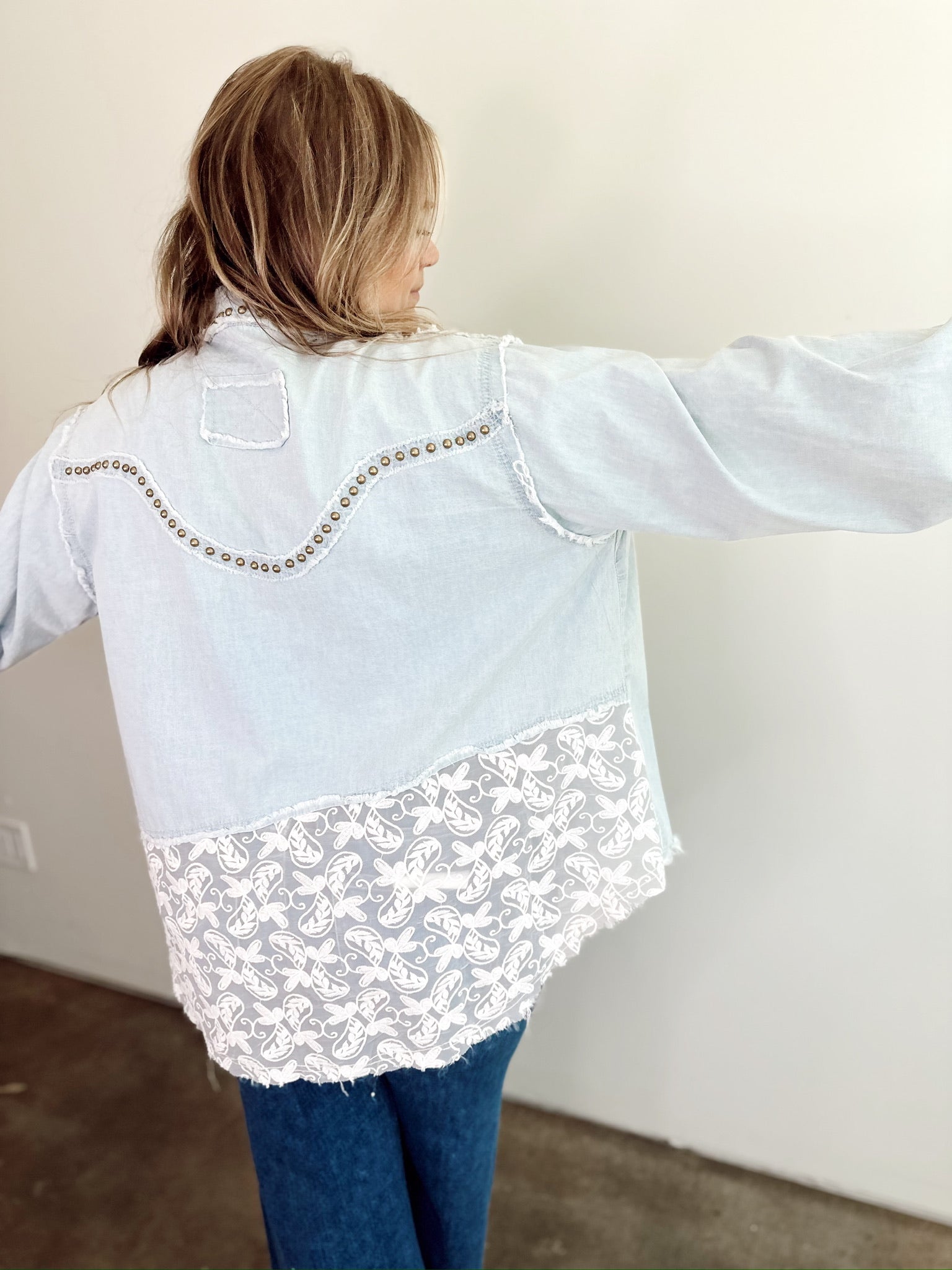 Cory Western Shirt Denim