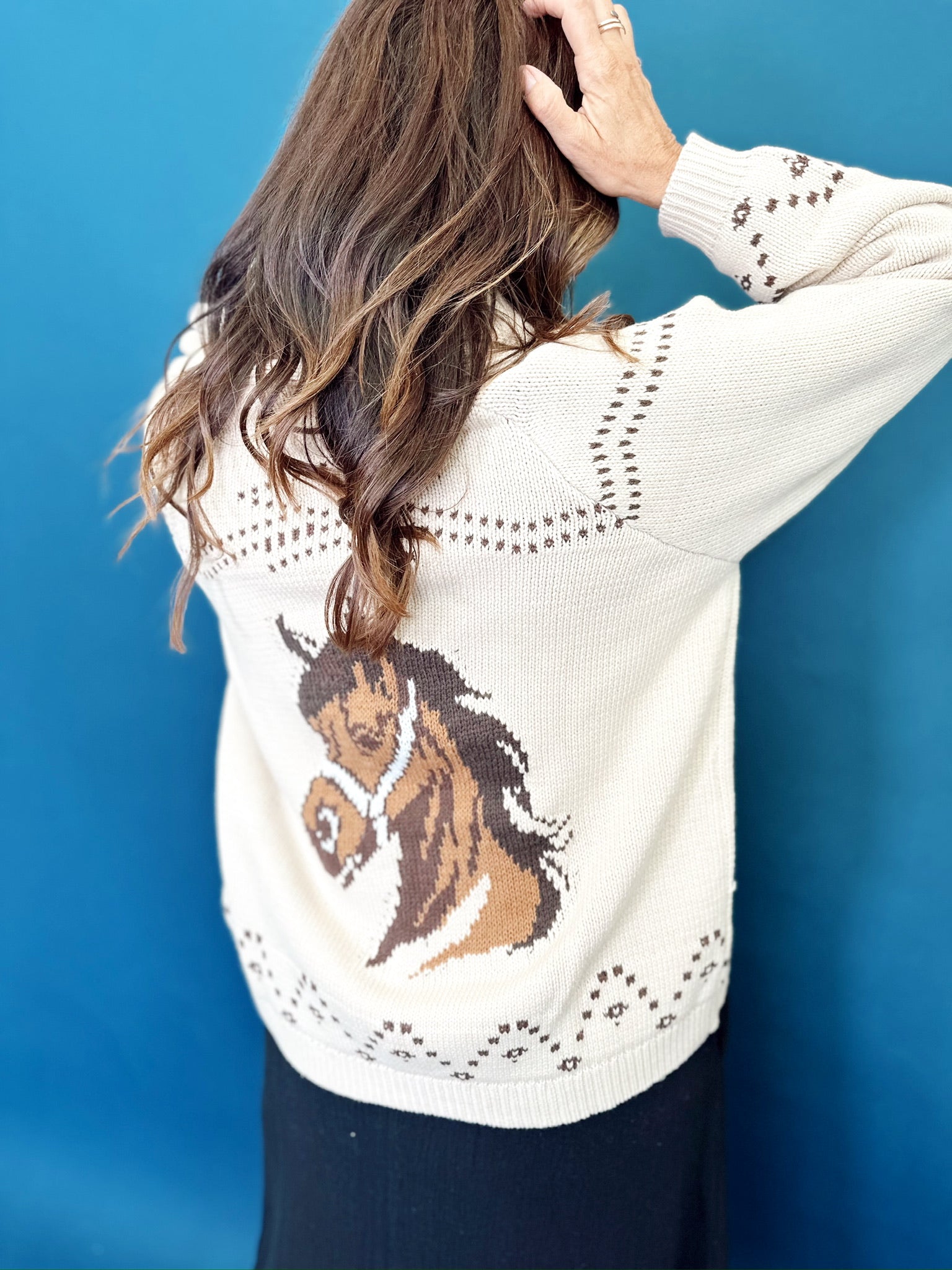 Horse Knit Cardigan
