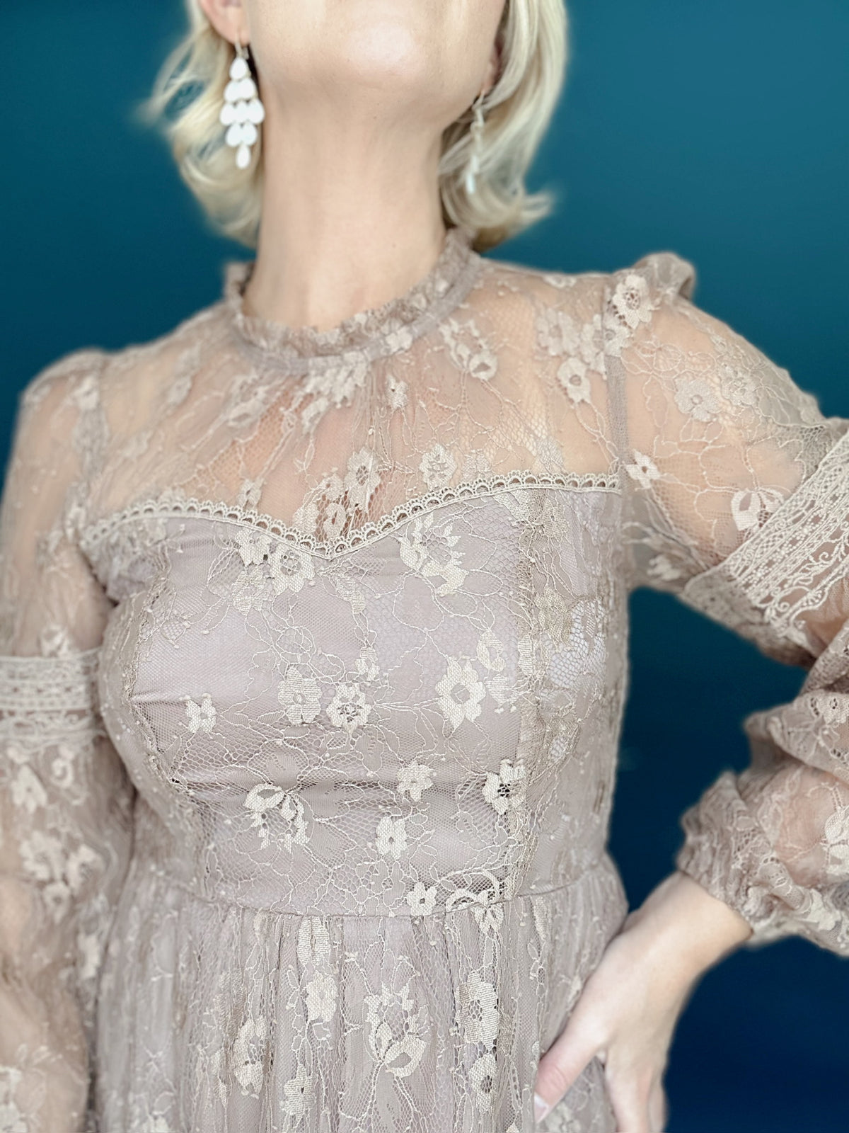 Missy Floral Lace Dress