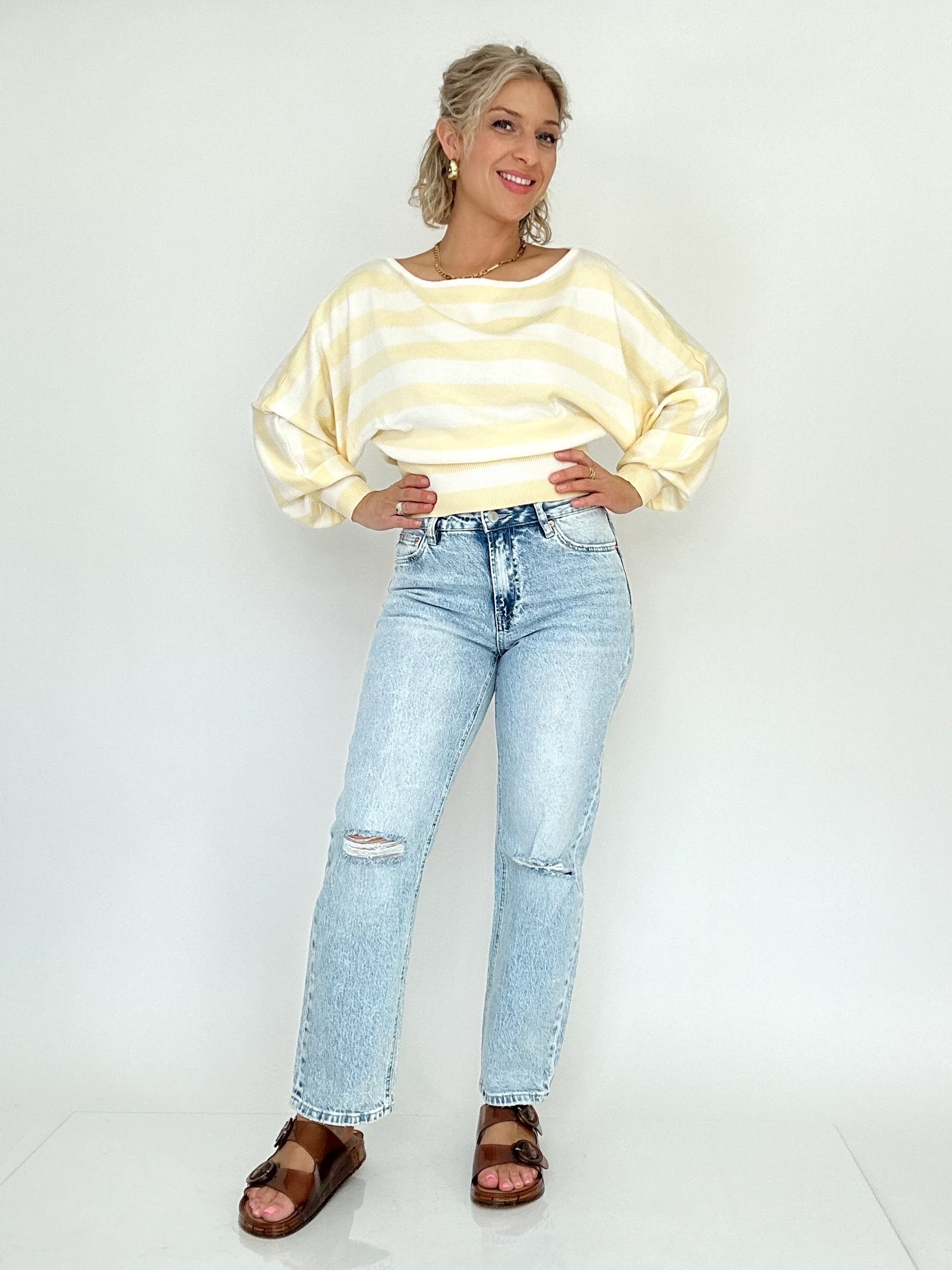 Tina Rigid Straight Leg