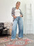 Kyle Mid Rise Wide Leg Jeans