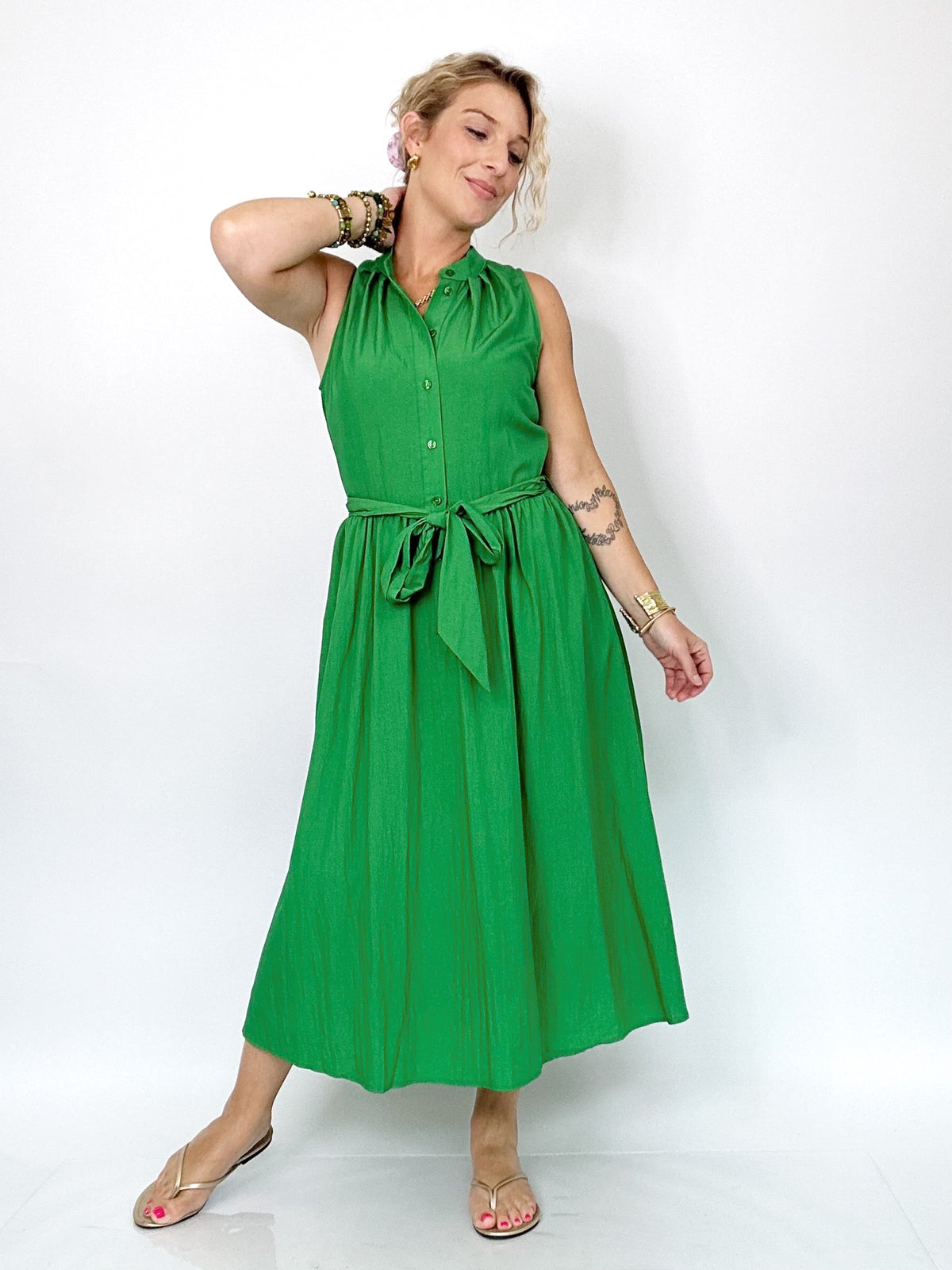 Mallory Maxi Shirt Dress