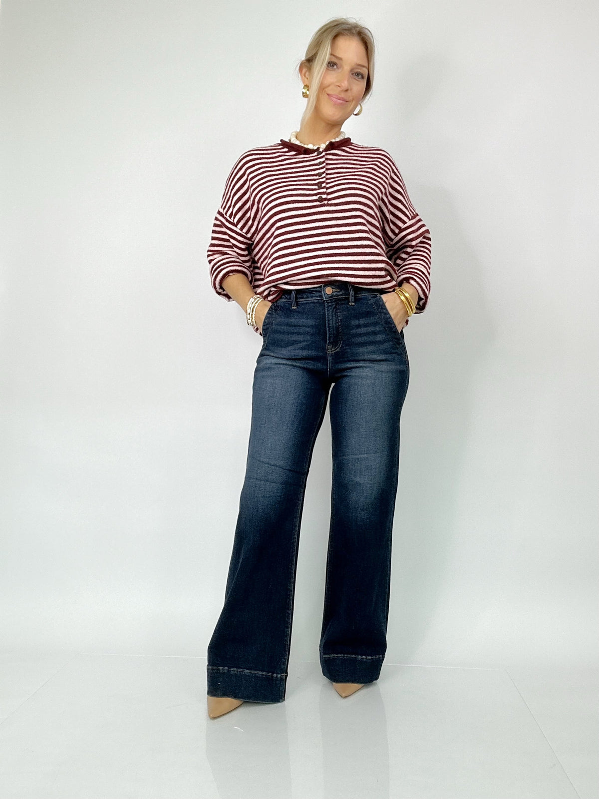 Darcy High Rise Wide Flare Jeans