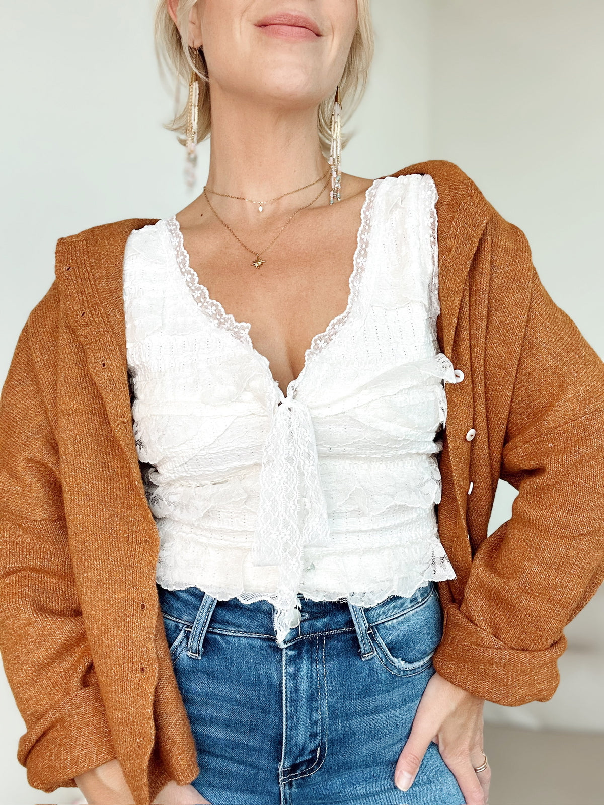 Regina Lace Crop Top