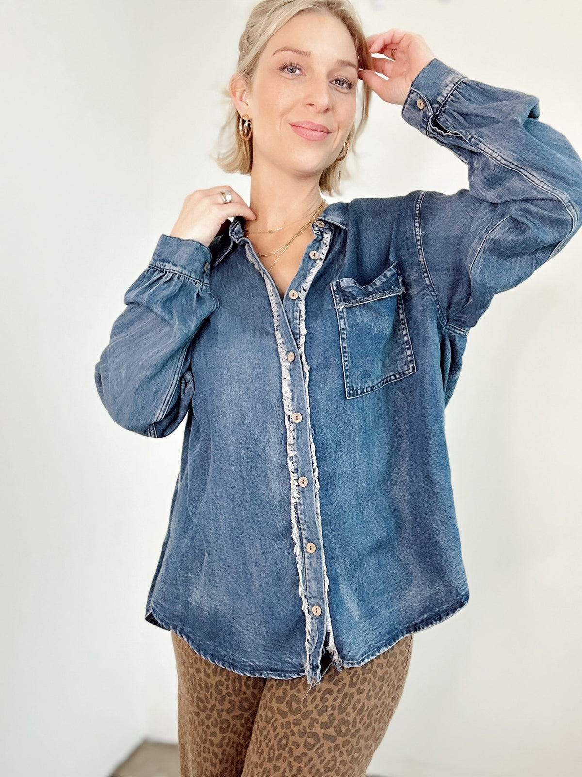 Abigail Chambray Shirt