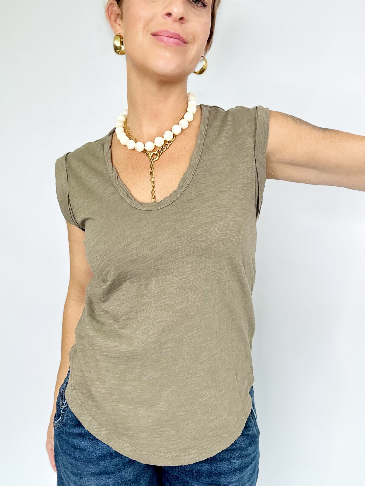 Tillie Tee Olive