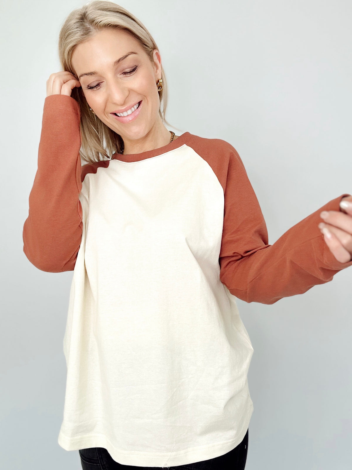 Trina Raglan Baseball Tee