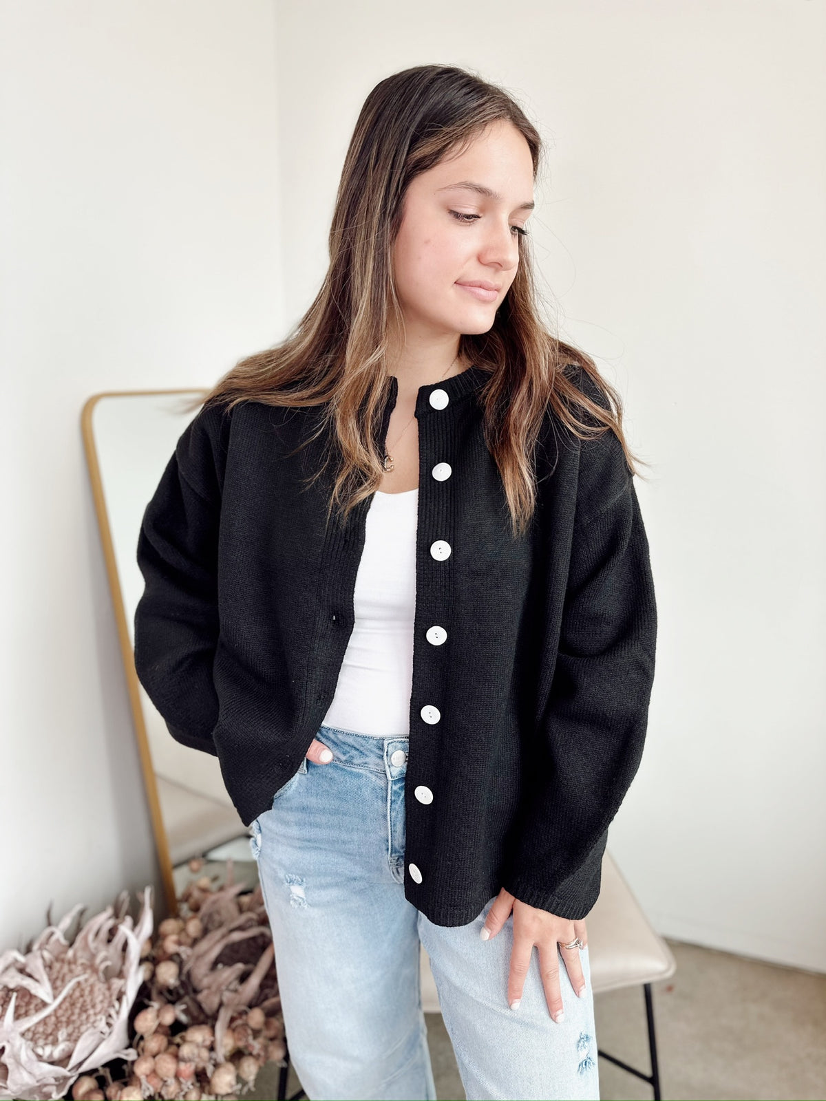 Juniper Cardigan Black