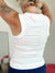 Kia Scoop Tank Top Off White