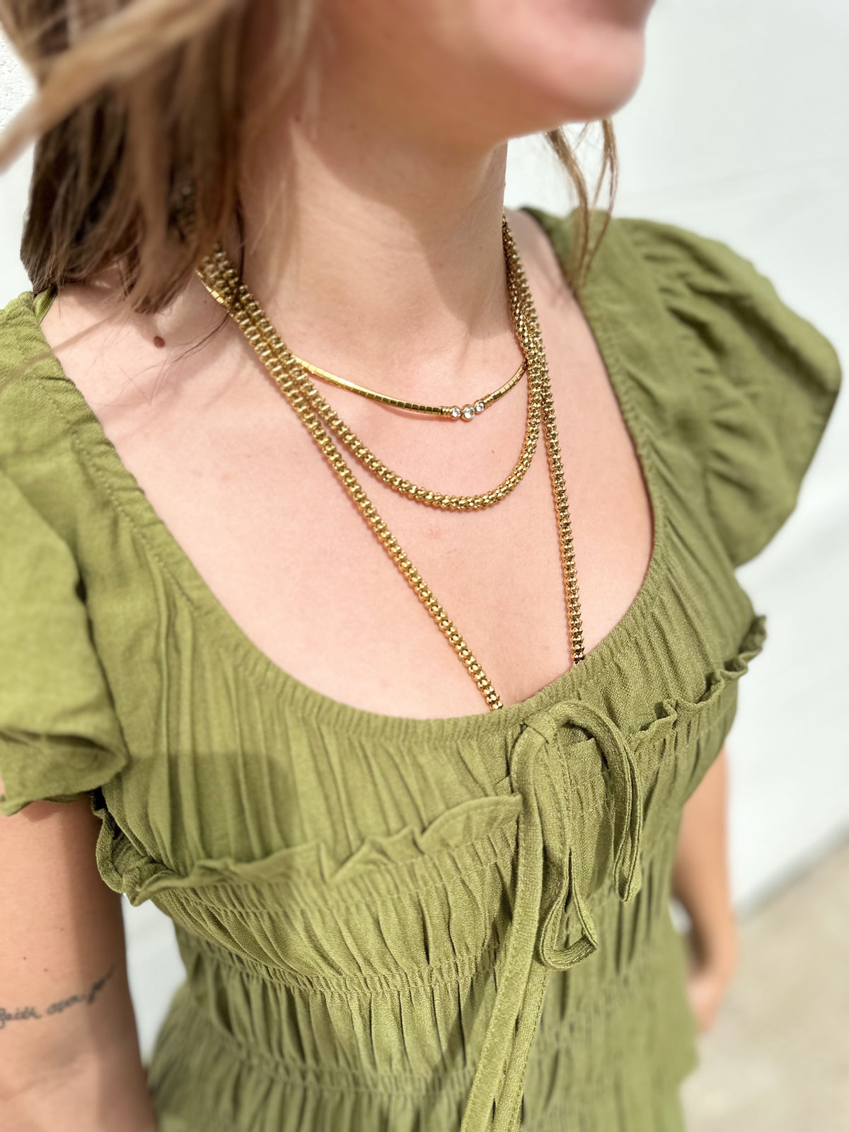 Londyn Midi Dress Olive