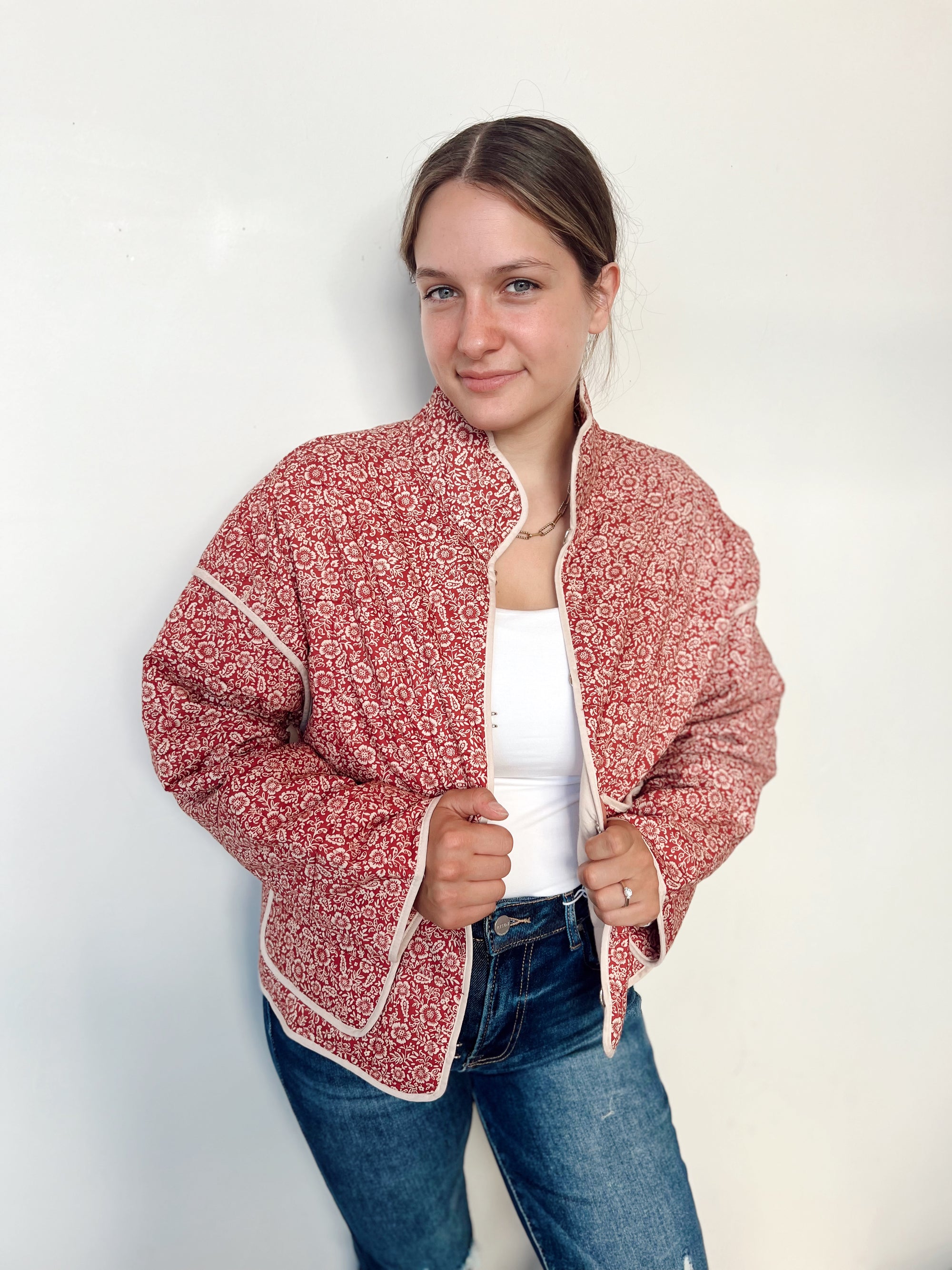 Nellie Floral Quilted Jacket