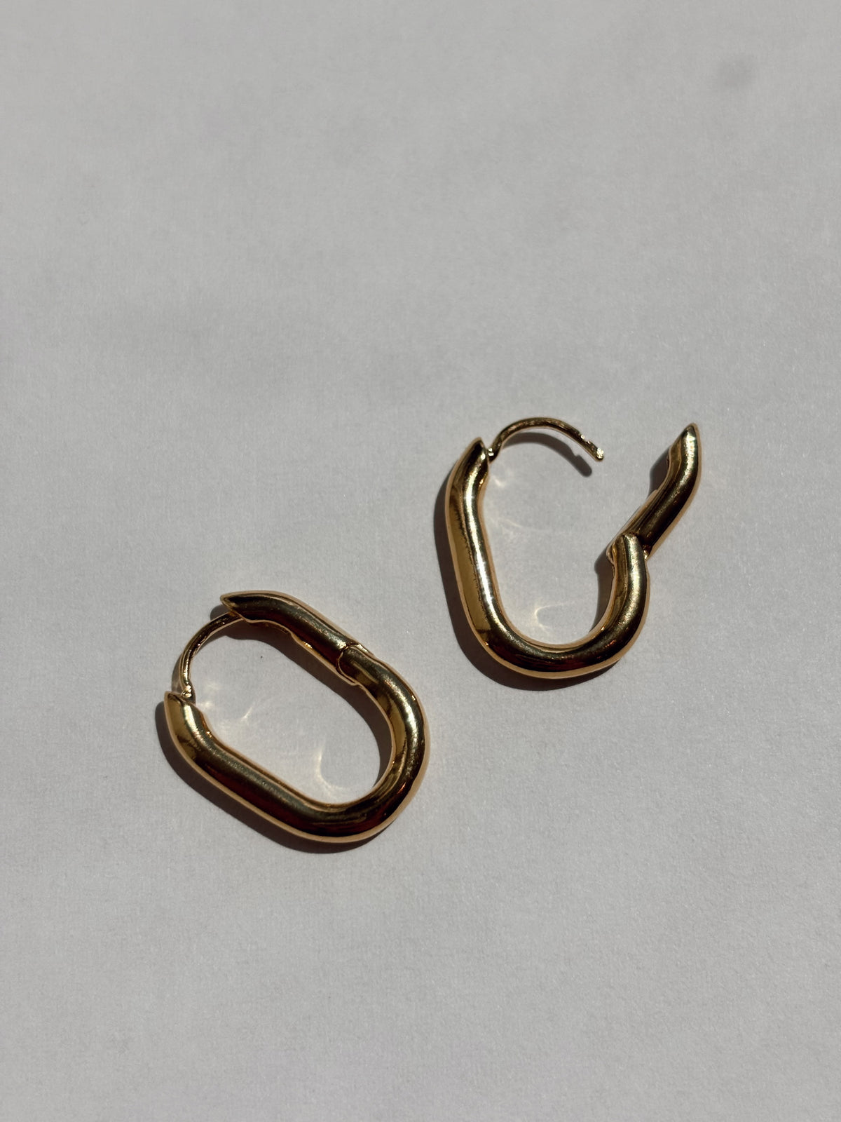 Gold Medium Hoops