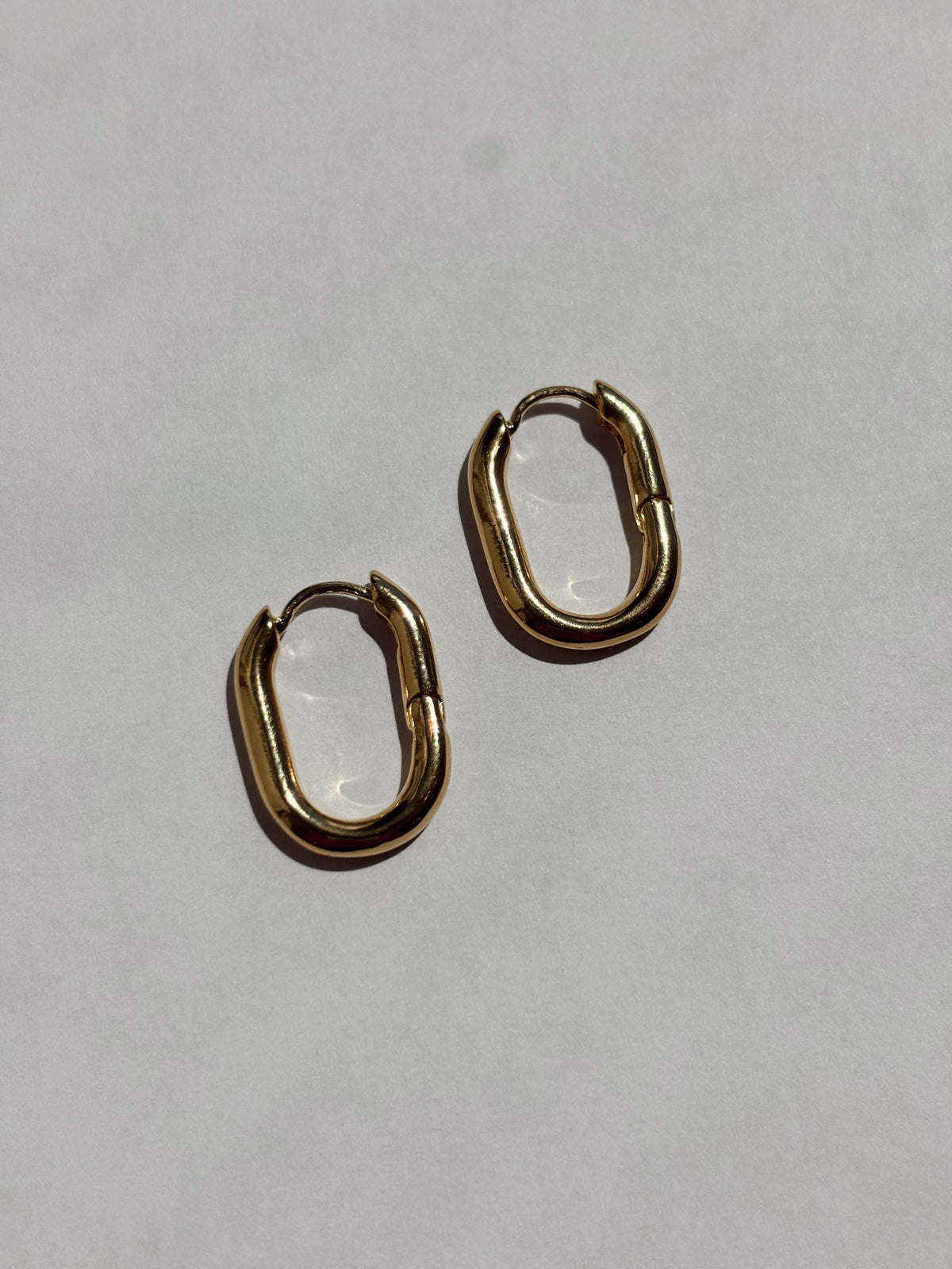 Gold Medium Hoops