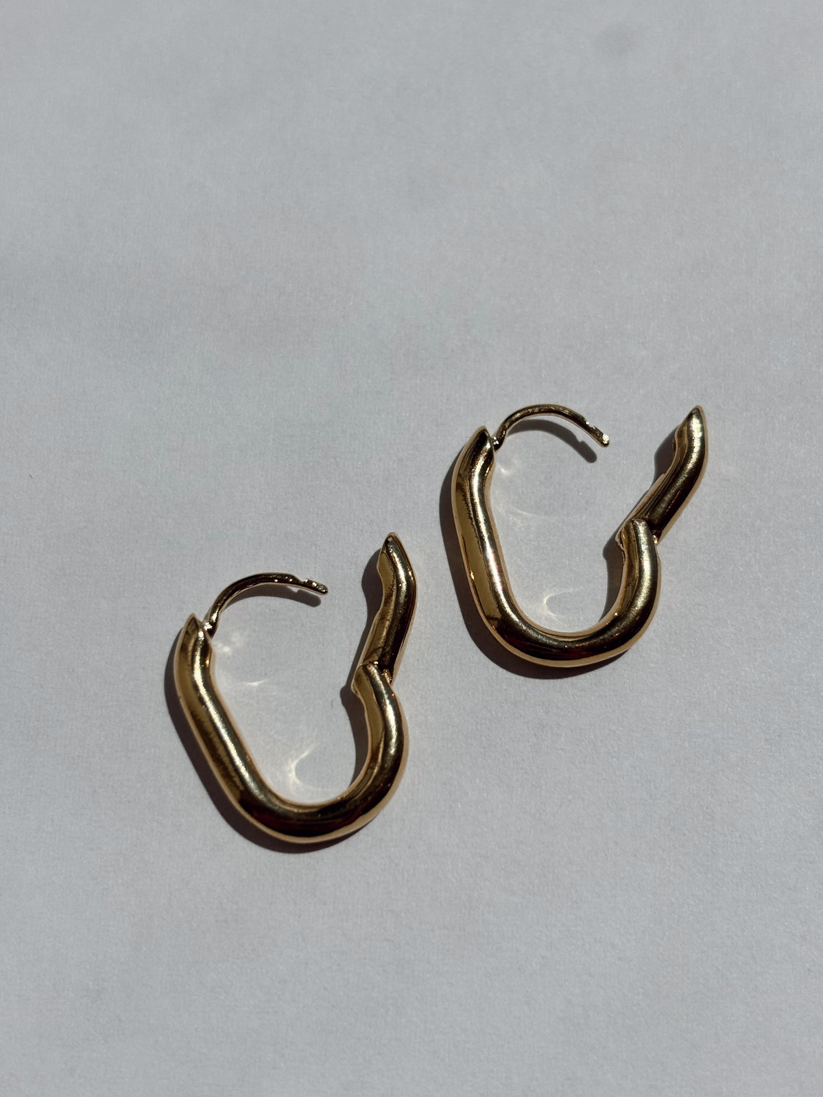 Gold Medium Hoops