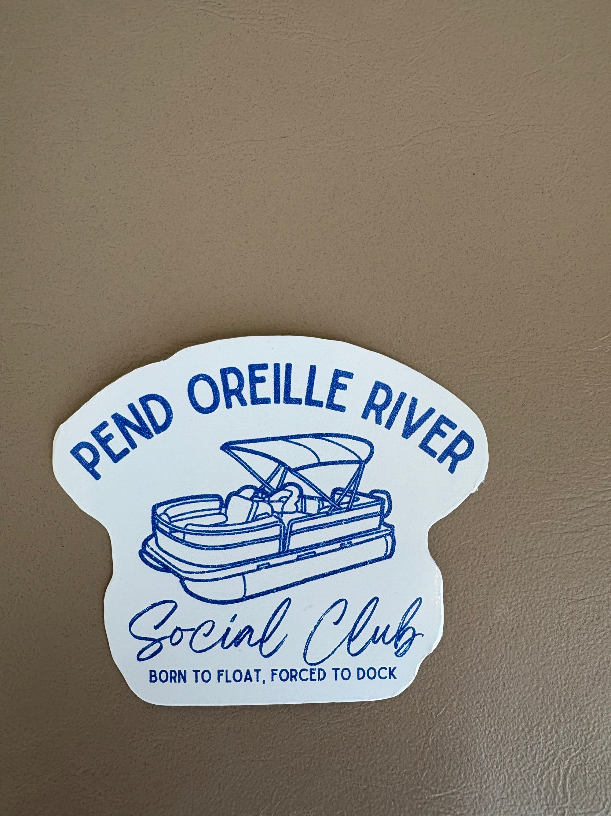 Pend Oreille River Pontoon Sticker