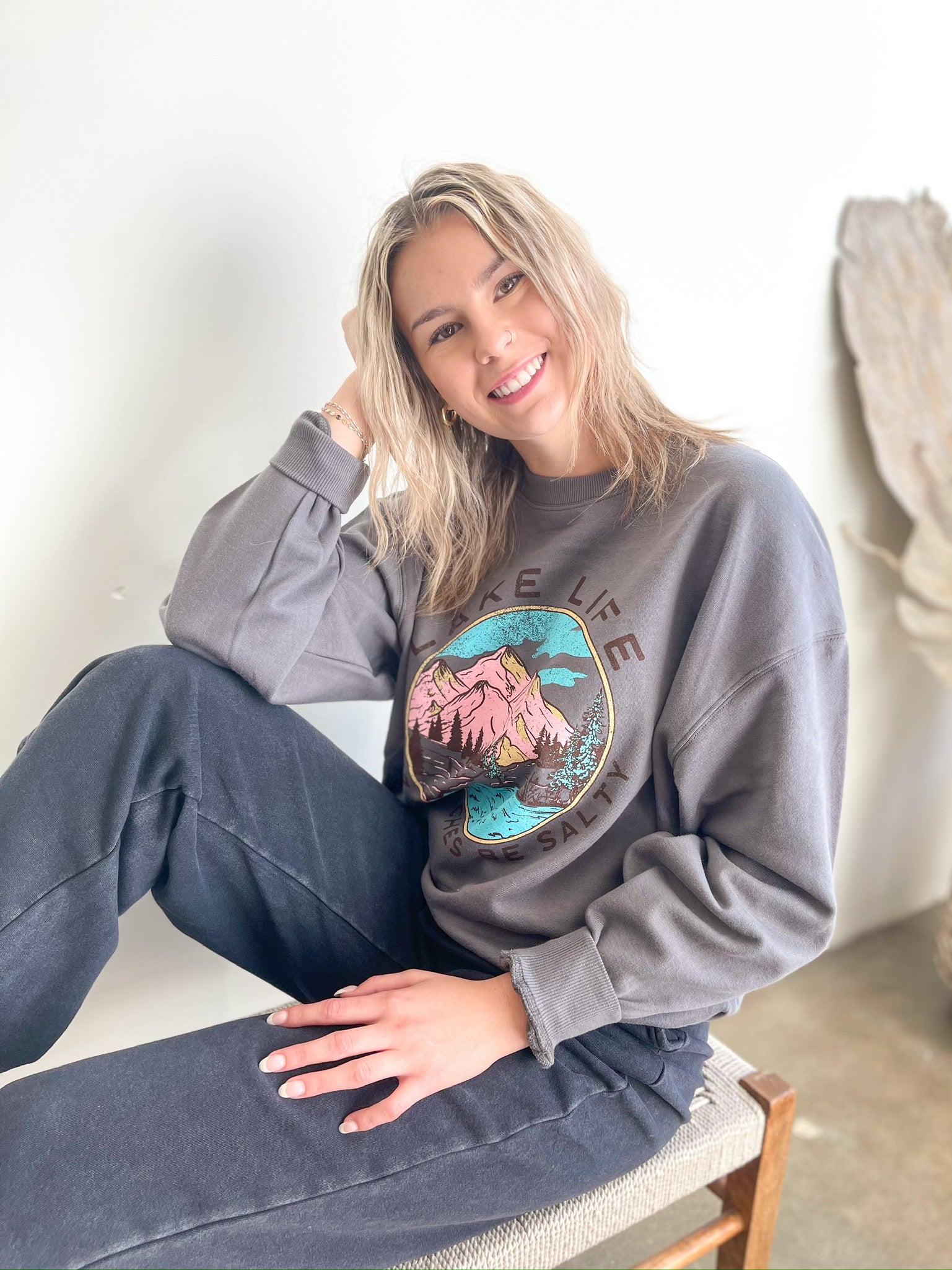 Lake Life Graphic Sweatshirt