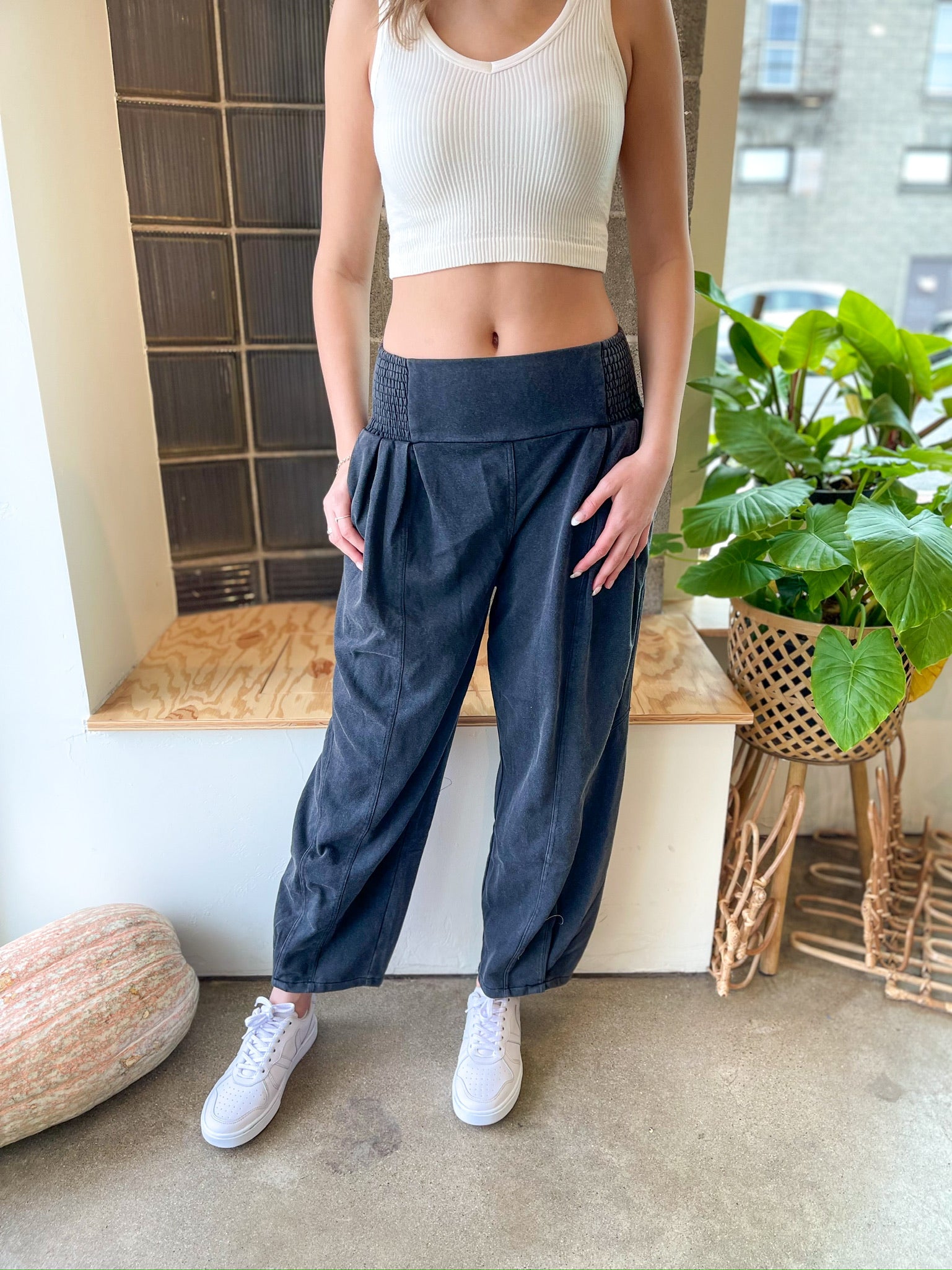 Pamela Wide Band Pants
