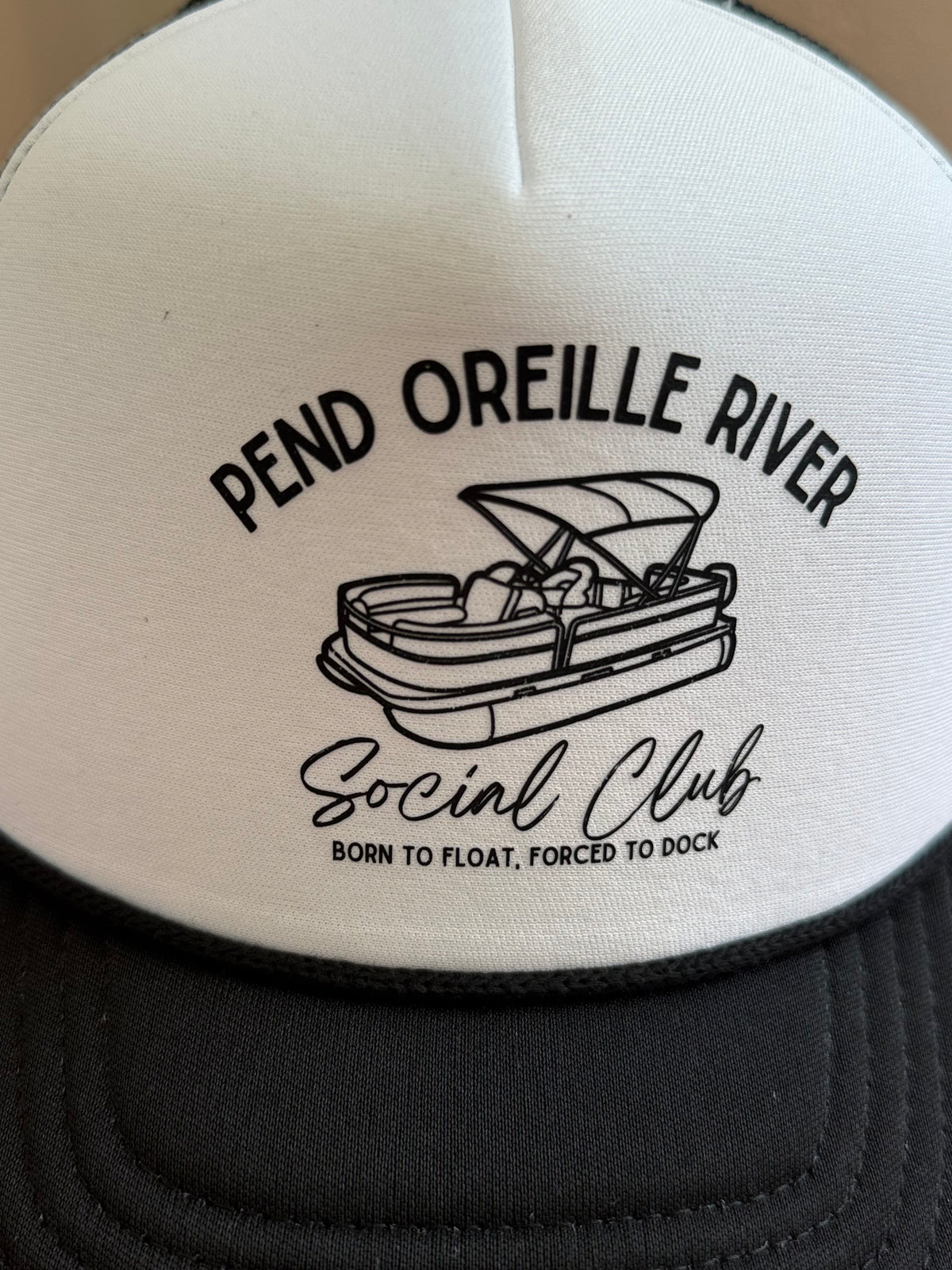 Pend Oreille River Trucker Hat Black