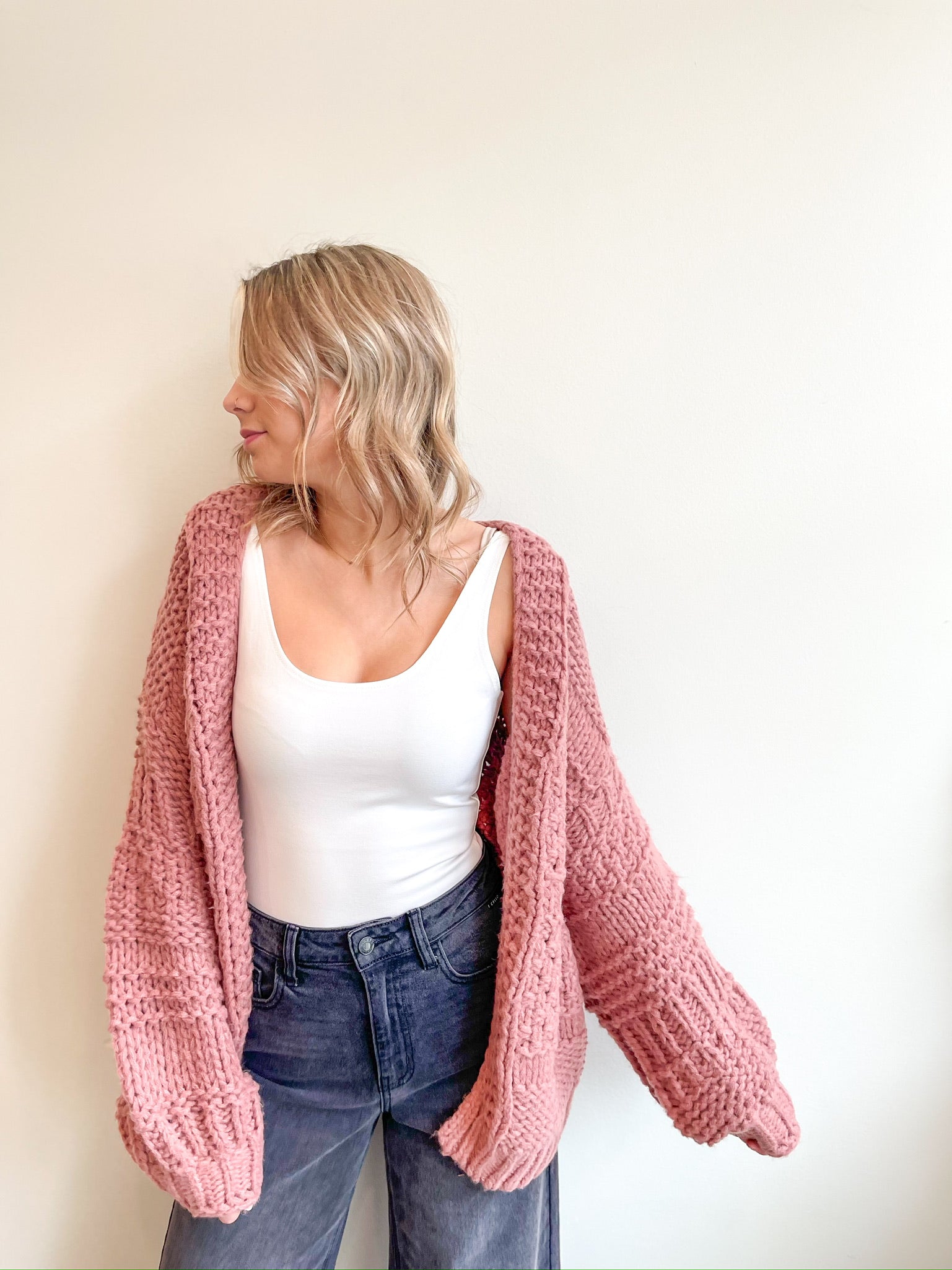 Sharla Cardigan, Mauve