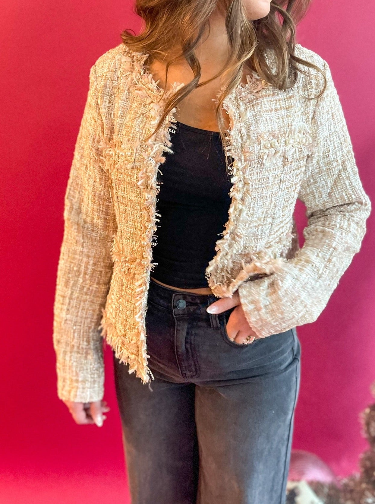 Eliza Pearl Tweed Jacket