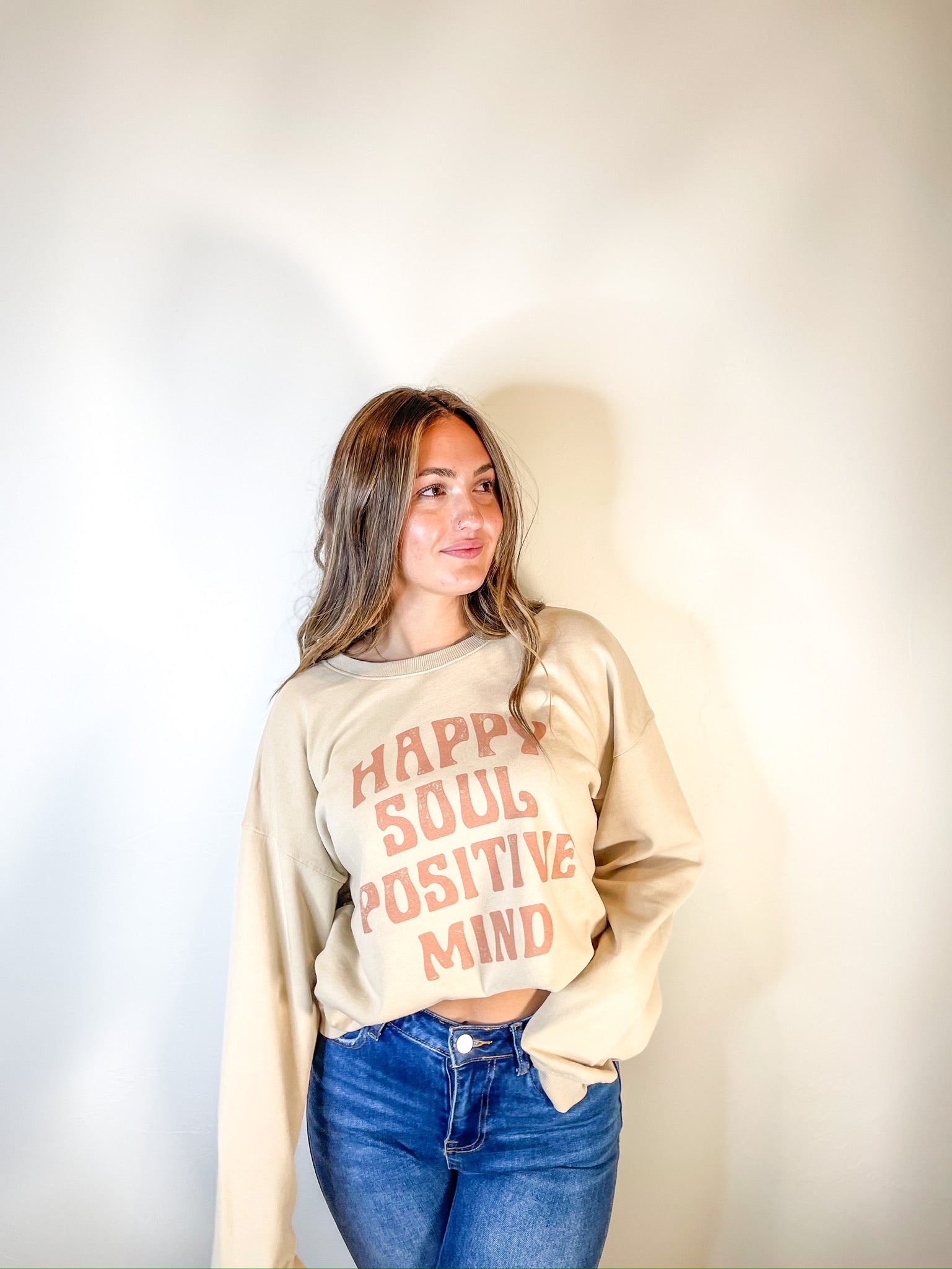 "Happy Soul" Graphic Top