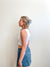 Hope Cropped Fitted Muscle Tee
