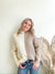 Catherine Colorblock Sweater, Oatmeal