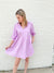 Evelyn Mini Dress, Lavender