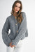 Annalise Chunky Knit Cardigan H. Grey