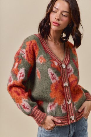 Olivia Floral Cardigan