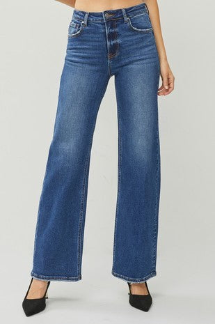 Anne High Rise Straight Jeans