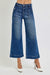 Kiki High Rise Ankle Wide Jeans