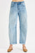 Skye Mid Rise Crop Barrel Jeans