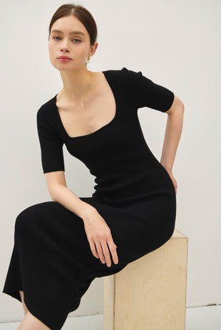 Nellie Body Con Sweater Dress