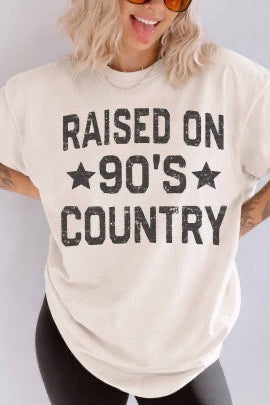 Raised On 90's Country Graphic Tee