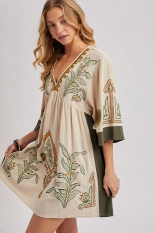 Sophia Boho Babydoll Dress