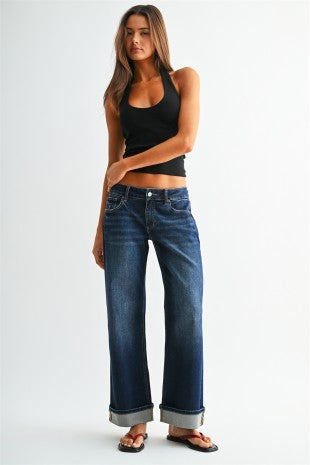 Cleo Low Rise Baggy Denim