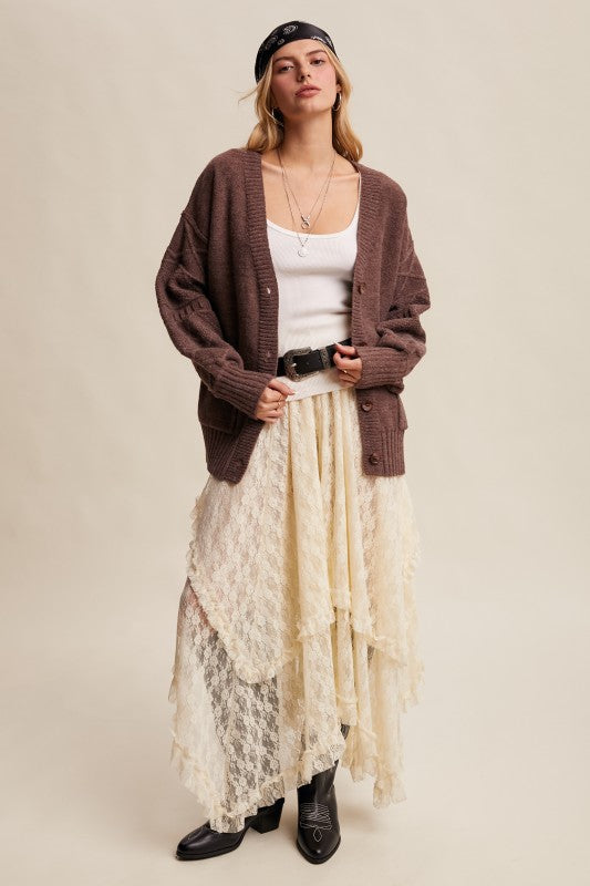 Haven Knit Cardigan Mocha