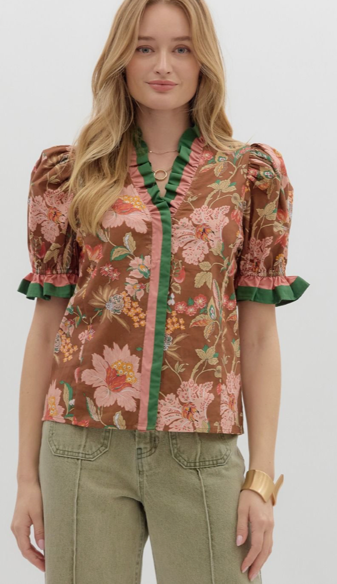 Belle Floral Blouse
