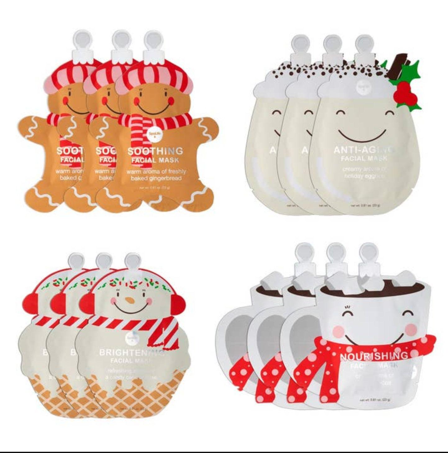 Holiday Treats Christmas Mask