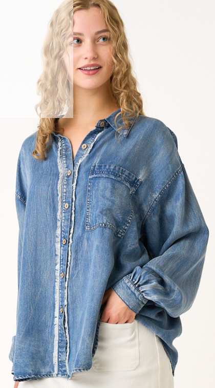 Abigail Chambray Shirt