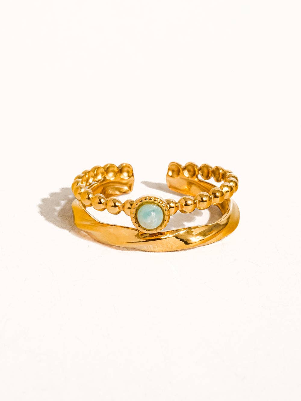 Lindy 18K Gold Ring Turquoise