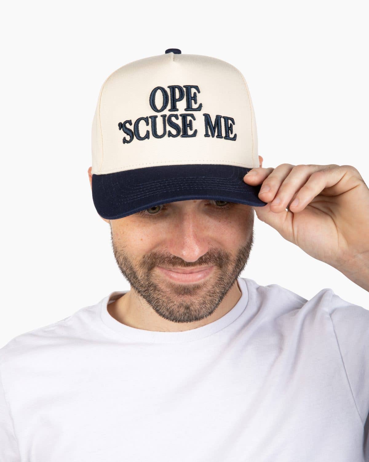Ope 'Scuse Me Hat Navy Blue/Cream