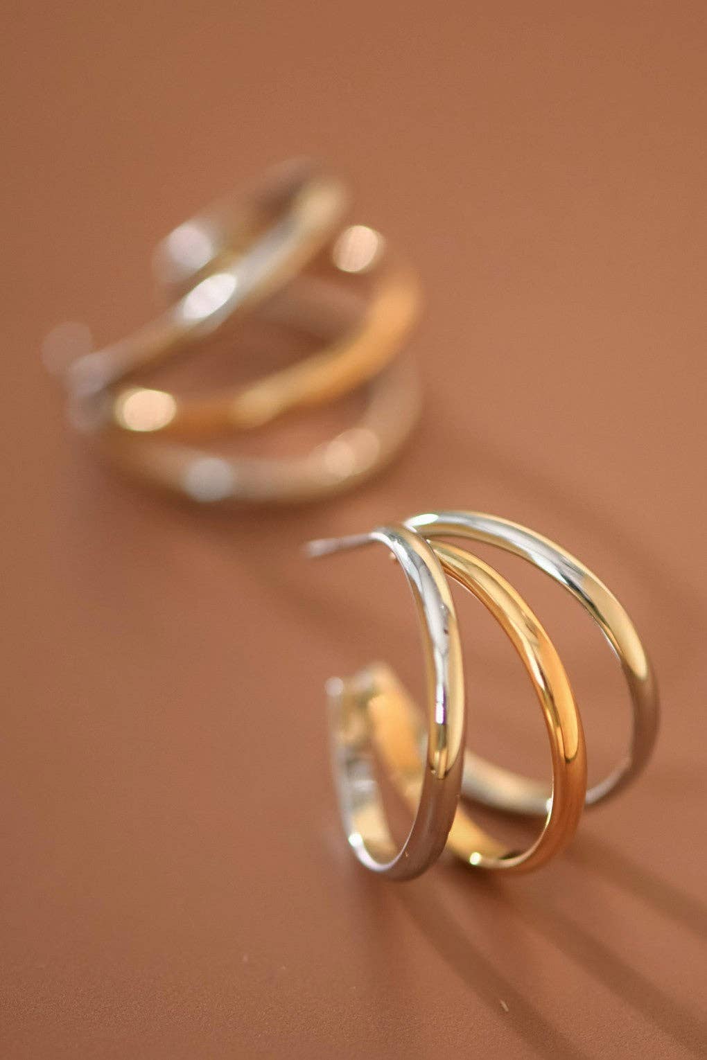 Mixed Up Hoop Earrings